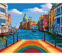 Wallphantom Kit Tapis Point Noué à Faire,paysage de Venise