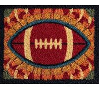 Wallphantom Tapis Kit Tricot Débutants,base-ball,Diy Latch Hook Rug,Kit De Crochet Fabrication De Tapis Avec Toile Imprimée,Décoration de La Maison Cadeau,90x120cm
