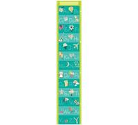 Wallpops - Règle de hauteur, alphabet AG173 (Taille unique) (Vert)