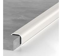 WallProtect Lot de 3 garnitures murales d'angle en aluminium - 90 cm, résistantes aux chocs, installation rapide et facile (2, 30 mm)