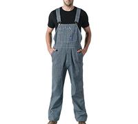 Walls Liberty Big Smith Stripe Bib Overall Salopettes, Rayures en Hickory, 44W x 32L Homme