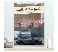 Walls of New York - Street Art in Farbe (hochwertiger Premium Wandkalender 2026 DIN A2 hoch), Kunstdruck in Hochglanz: Street Art aus New York - Die Wände erzählen Geschichten