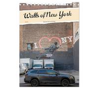 Walls of New York - Street Art in Farbe (Tischkalender 2026 DIN A5 hoch), CALVENDO Monatskalender: Street Art aus New York - Die Wände erzählen Geschichten