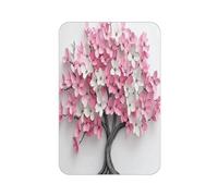 Walls Of Pink Cherry Trees Aimant de réfrigérateur rectangulaire imprimé complet pour réfrigérateur, tableau blanc, casier, bureau et décoration de voiture