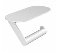 hansgrohe WallStoris Support de papier toilette avec tablette, 27928700, Couleur: blanc mat