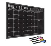 WallTAC A2 Planificateur mural repositionnable, réutilisable et amovible | Calendrier effaçable à sec et organiseur mensuel | pour le preparation de repas et la planification familiale [60 x 42cm]