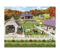 Walltastic 41738 papier peint mural ecurie chevaux et poneys