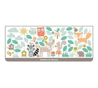 Walltastic 44647 Autocollant Grand Motif l'arbre de la forêt et Ses Amis Vinyle Multicolore 7 x 7 x 52,5 cm