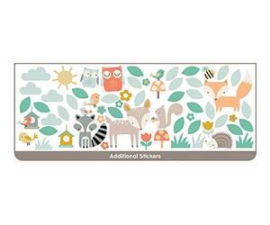 Walltastic 44647 Autocollant Grand Motif l'arbre de la forêt et Ses Amis Vinyle Multicolore 7 x 7 x 52,5 cm