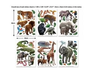 Walltastic 46528 Kit Decoratif Aventure Dans La Jungle