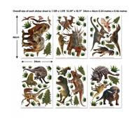 Walltastic 46535 Kit Decoratif Monde Des Dinosaures