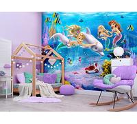 Walltastic Magical Mermaids Papier peint mural 6 panneaux Papier FSC Multicolore 2,4 m de haut x 3 m de large, 1 taille
