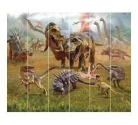 WALLTASTIC Papier peint mural Walltastic le royaume des dinosaures 305X244 CM Multicolors G