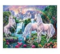 WALLTASTIC Papier peint mural Walltastic Paradis de la Licorne 305x244 cm Multicolors G