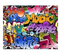 WALLTASTIC Papier peint Walltastic graffitis avec personnage en forme de bombe de peinture 305x244 cm Multicolors G
