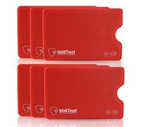 WallTrust Lot de 3 étuis de Protection RFID pour Cartes de crédit, Plastique, Lot de 3