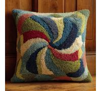 WallustrioaW Kit De Coussin Avec Crochet À Loquet Vortex Du Moulin À Vent Kit Coussin Au Point Noué,43×43Cm Création De Tapis Et Canvas, Kits Tapis Point Noué