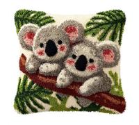 WallustrioaW Kits de crochets à loquet Coussin,de mignons koalas