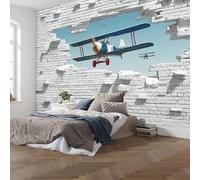 WallustrioaW Papier Peint Mural Sur Mesure,3D Avions Papier Peint Photo,400 X 280Cm Grand Format-Décoration Murale Pour Salon,Chambre,Bureau Ou Toute Autre Pièce
