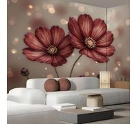 WallustrioaW Papier Peint Mural Sur Mesure,3D Fleurs De Rêve Papier Peint Photo,200X 140Cm Grand Format-Décoration Murale Pour Salon,Chambre,Bureau Ou Toute Autre Pièce