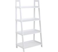 Wally bibliothèque 4 étagères blanches.