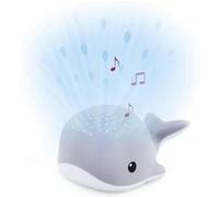 Wally la baleine projecteur - gris Orange G