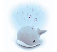 Wally la baleine - Projecteur océan bébé avec sons & lumière Bleu