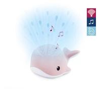 Wally la baleine projecteur - rose Rose G