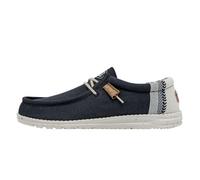 WALLY LINEN NATURAL NAVY-410