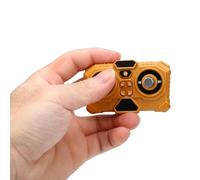 Walmeck 1 64 Camion-Benne RC 2,4 G Camion de Construction télécommandé en Alliage -Benne contrôlé par Application avec Lumières et Musique Démo Automatique Rotation à 360 ° pour