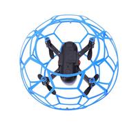 Walmeck Avion de Football RC 2,4 GHz, Quadrirotor télécommandé sans Tête à 6 Canaux avec Gyroscope, Une Touche de Décollage, Lumières LED D'atterrissage, Vitesse Réglable, Jouet V (Bleue)