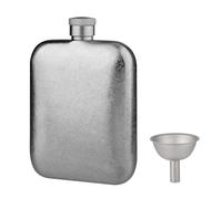 Walmeck Bouteille de Whisky de Sélection santé Fiole Vin Portative Titane pour Les Hommes Bouteille Boisson Joint Bouchon à Vis (Fleur Glace)