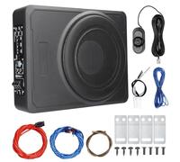 Walmeck Caisson de Basses pour Voiture, 10 Pouces, 800W, Puissant Amplificateur de Basses pour Véhicule, Bateau