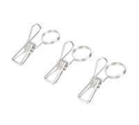 Walmeck Clips de Carte de Table Numéro de Bureau en Métal Menu Affichage du Support des événements de Mariage des Présentations D'organisation Appropriées 10pcs 70 Mm (Argent)