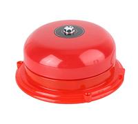 Walmeck Cloche D'alarme Incendie de 4 Pouces, Cloche électrique de Type à Gâche Interne Contrôle D'incendie en Métal avec Son Fort 100 DB, Bobine Cuivre Pur, Galvanoplast (220V)