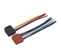 Walmeck Connecteur de Faisceau 16 Broches, Câble D'autoradio Universel en Plastique ABS, Performance Stable, pour A8 Cabriolet S4 90 100 200 Cabrio Corrado EuroVan Quantum Sprinter