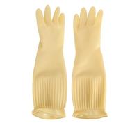 Walmeck de Vaisselle en Caoutchouc, Imperméable, Long de Nettoyage Ménager avec Plis des Bras, 45 Cm, pour Cuisine, Buanderie, Salle de Bain, Nettoyage des Toilettes, Lavage de