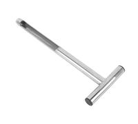 Walmeck Échantillonneur de Sol en Acier Inoxydable, Sonde de Sol à Poignée en T avec 2 Sacs D'échantillonnage pour L'entretien des Plantes, Jardin, Pelouse, Ferme, Habilement traité