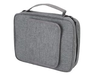 Walmeck Écriture Case épreuve de l'eau Oxford Tissu de Protection Protective Book Stand Multi Pockets Comprimés Notes pour L'étude de la Bible