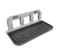 Walmeck Égouttoir à Bouteilles Design Compact Peu Encombrant avec Bac de Vidange et Support de Paille pour 4 Bouteilles Voyage et Couvercles Matériau ABS Durable