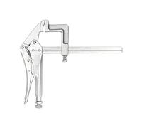 Walmeck Étau de Serrage Réglable pour le Travail du Bois, avec Mâchoires Dentées, pour Menuiserie, Acier au Chrome Vanadium SK-C6