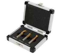 Walmeck Fraise à Souder par Points, Kit de Forets à Souder par Points, Haute Résistance et Durable, Panneaux Facilement Séparés, 3 Pièces 1/4", 5/16", 3/8", Finition Soignée et sans