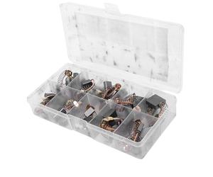 Walmeck Jeu de Balais de Charbon pour Moteur électrique, Cuivre Graphite Haute qualité, Tailles Assorties, 40 Pièces pour Outils électriques, Appareils Ménagers et Machines
