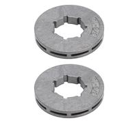 Walmeck Jeu de Pignons de Jante de Tronçonneuse 22 Mm 3/8 Po-10, Construction Robuste à Haute Résistance, Tronçonneuse à 10 Dents avec, fabriqué à Partir de Matériaux en Fer de Première