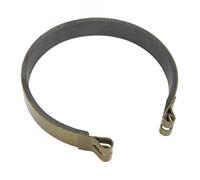 Walmeck Kit de Bandes et de Broches Frein en Céramique, en Alliage D'acier 6 Pouces, à Haute Friction, pour Go Kart, ATV, Mini Vélo, Chariot Cour