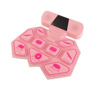 Walmeck Kit de Batterie électronique à Double Haut-parleur, 9 Pads, Prend en Charge BT MIDI, 8 Styles de Batterie, 6 Rythmes, 10 Chansons Démonstration, Pad D'entraînement en (Rose)