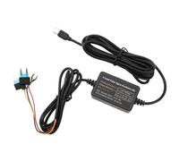 Walmeck Kit de Fil Dur à Cames de Dash de Type C 12V30V à 5V Corde d'alimentation de la Caméra de Tableau de Bord pour Les Détecteurs de d'alimentation GPS et Plus Encore