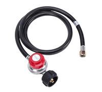 Walmeck Kit de Réparation de Réservoir D'air avec Soupape sécurité 0 200 PSI Manomètre 4 Pieds Ensemble Tuyau Réservoir D'air pour Camping-car Remorque Camping-car