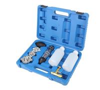 Walmeck Kit de Testeur de Joint de Culasse de Détecteur de Fuite de CO2 avec Bouchon Conique, Liquide de Test Recyclable, Métal + ABS pour Voitures, Camions, Tracteurs Routiers, Pelles,