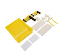 Walmeck Kit D'outils de -bordure avec Poignée Rotative à 360 Degrés, Outil de Peinture Bord à Haute efficacité pour Murs, Plafonds, Coins, Matériau ABS, 32,1 Oz, Poids 14,4 X 10,7